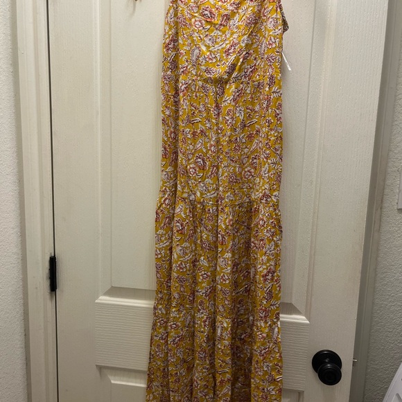Old Navy girls Yellow Floral maxi Dress - Picture 1 of 3
